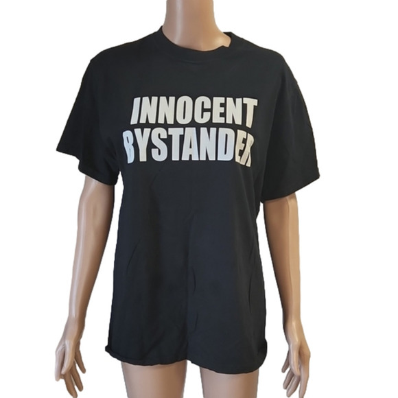 Fruit of the Loom Tops - Fruit of the Loom T-shirt innocent bystander front and back (code-P199)